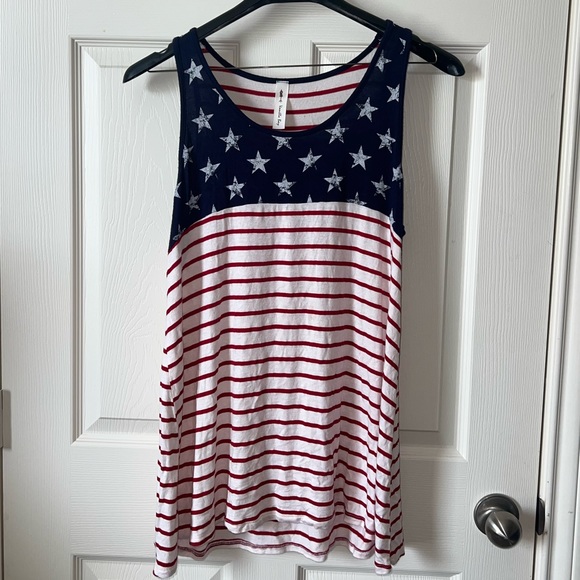 Vanilla Bay Tops - Rustic America Tank Top